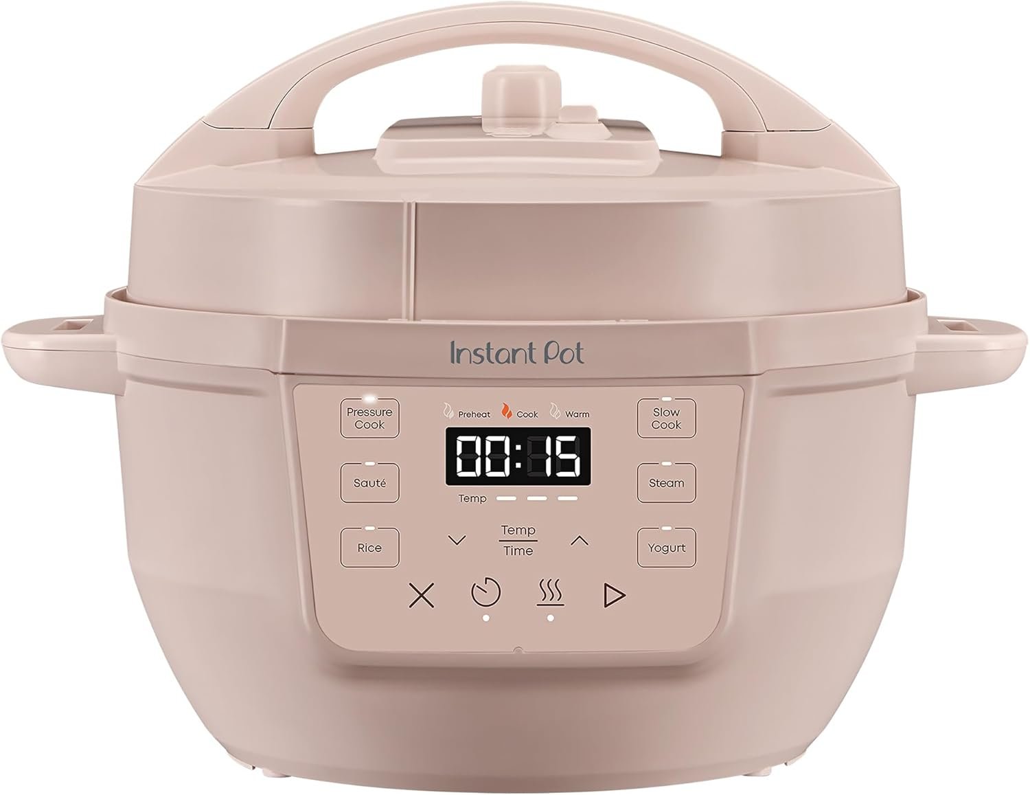 Instant Pot 4QT RIO Mini 7-in-1 Multi-Cooker, Pressure Cooker, Slow cook, Sauté, Steam, Rice Maker, Yogurt, & Warmer, Rosewater, 4 Quarts