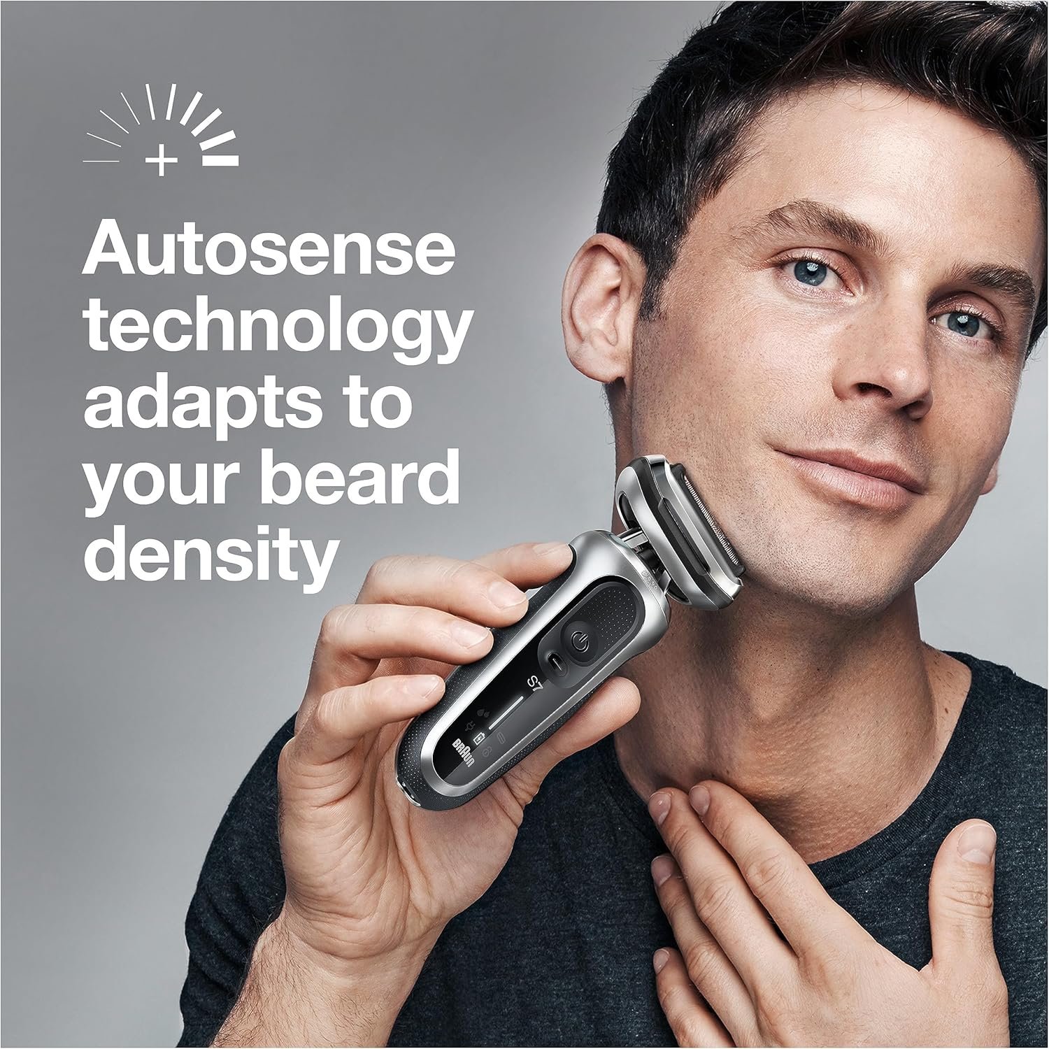 Braun Series 7 7032cs Flex Electric Razor for Men, Wet & Dry, Electric Razor, Rechargeable, Cordless Foil Shaver with Beard Trimmer and Charging Stand, Silver